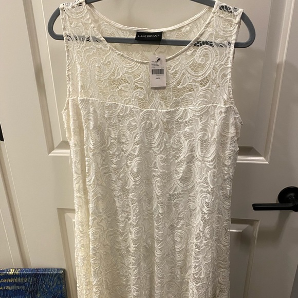 Lame Bryant Off-White Dress - Picture 1 of 4